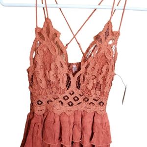 NWT Intimately Free People cami in Color winding roads (rust)